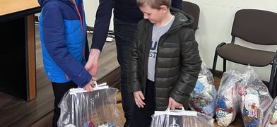 Spende für ukrainische Flüchtlinge in Moldawien 